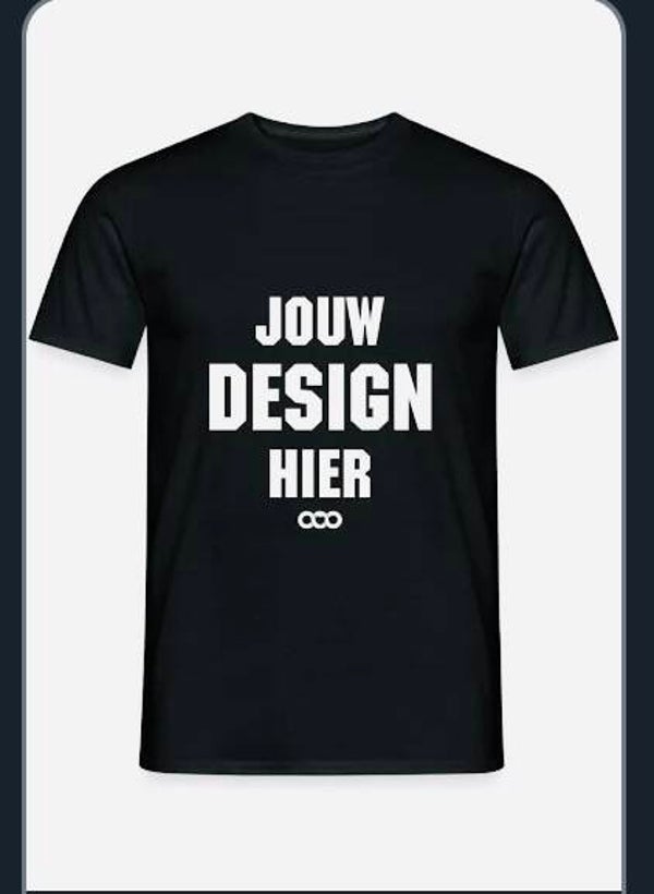 Maak je eigen T-shirt met je eigen tekst of afbeelding