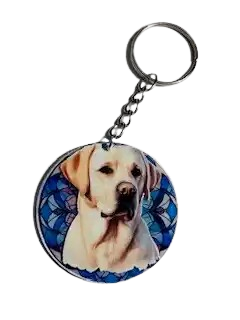 sleutelhanger labrador mandala