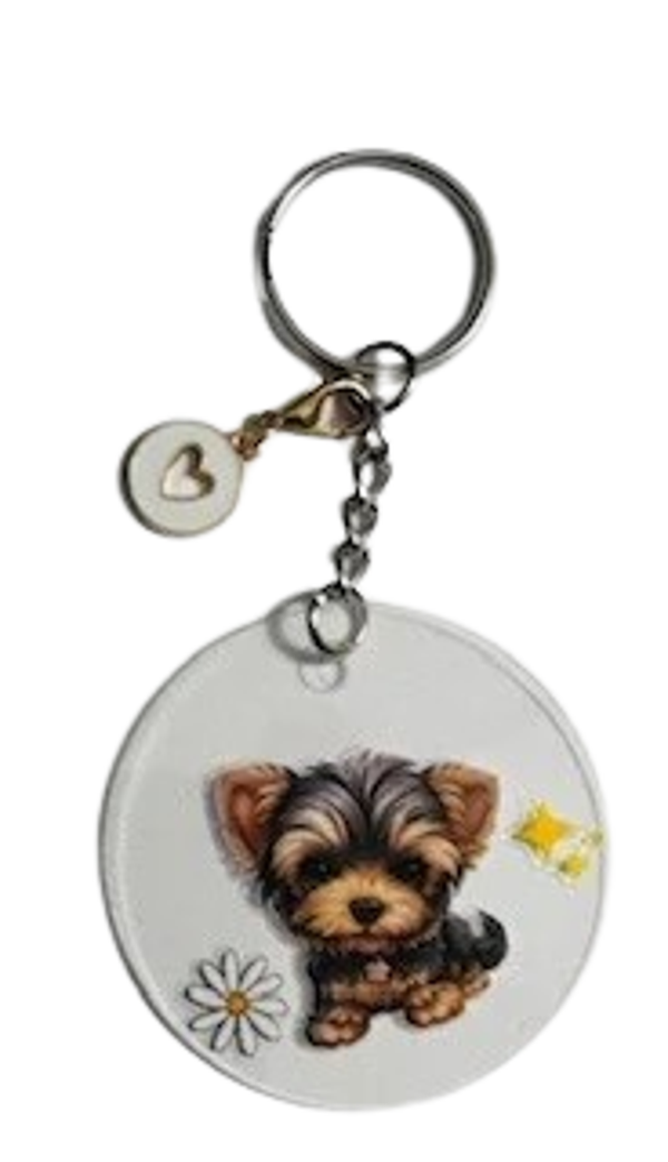 sleutelhanger pup hartje york