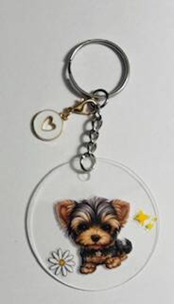 sleutelhanger pup hartje york