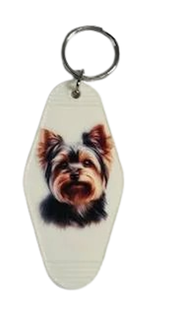 Hotelsleutelhanger met hond - klik op foto voor meer keuze