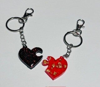 Love duo Sleutelhanger UV Resin