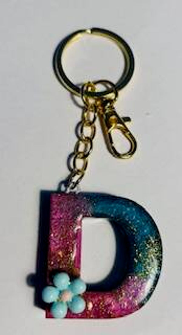 Sleutelhanger UV resin ABC / D