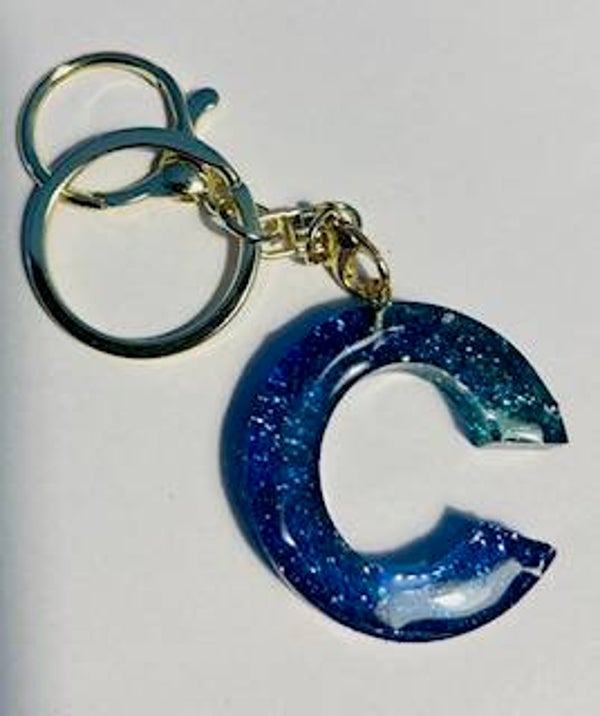 Sleutelhanger UV resin ABC / C
