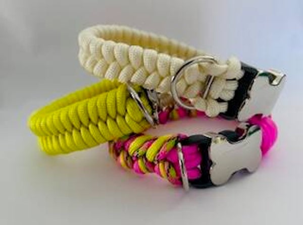 Stockverkoop : Paracord halsband visgraat