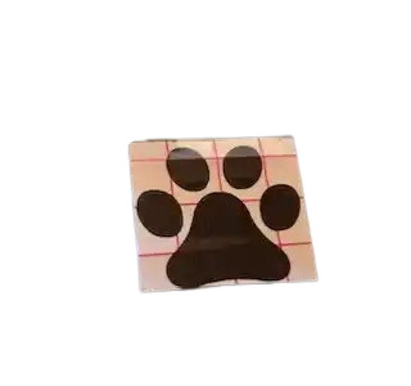 sticker pootje  5x5