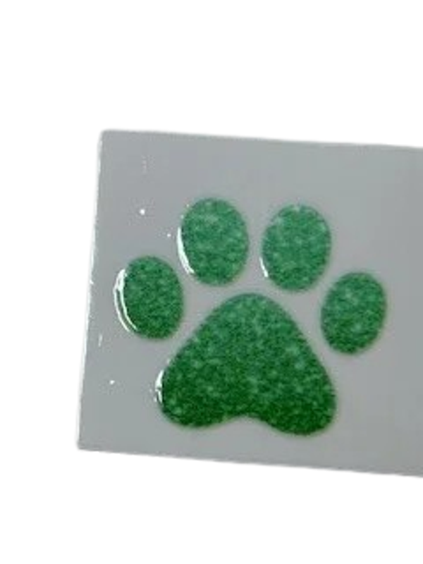 Sticker pootje 3x3 Groen