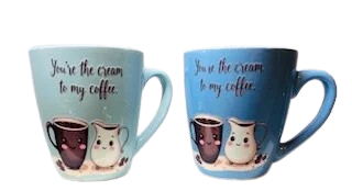 Mokken set  "You're the Cream to my Coffee" – Set van 2