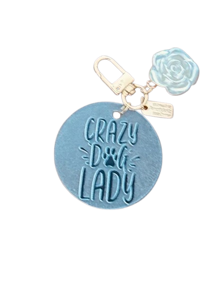 sleutelhanger crazy dog lady