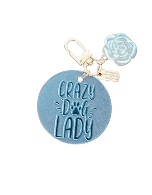 sleutelhanger crazy dog lady