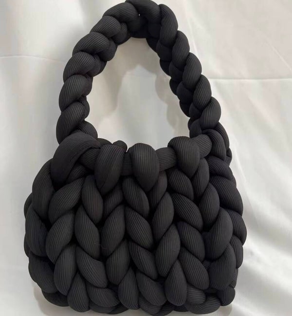 black knit bags