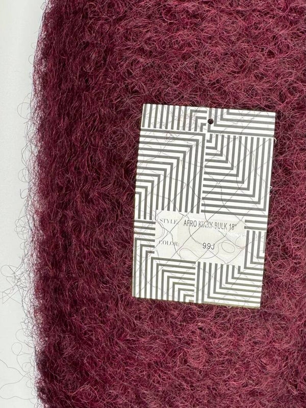 Afro kinky menselijk haar