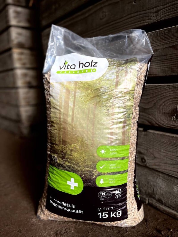 Vita Holz houtpellets - Per zak (15 kg)