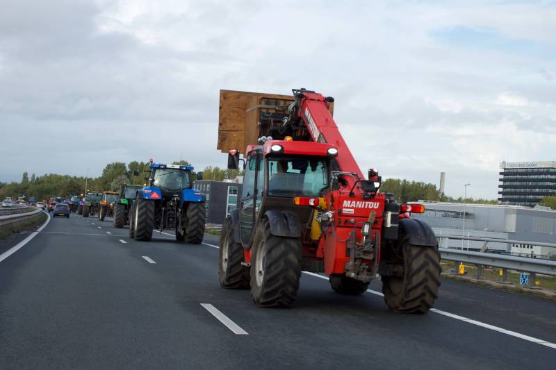 trekkers onderweg naar huis