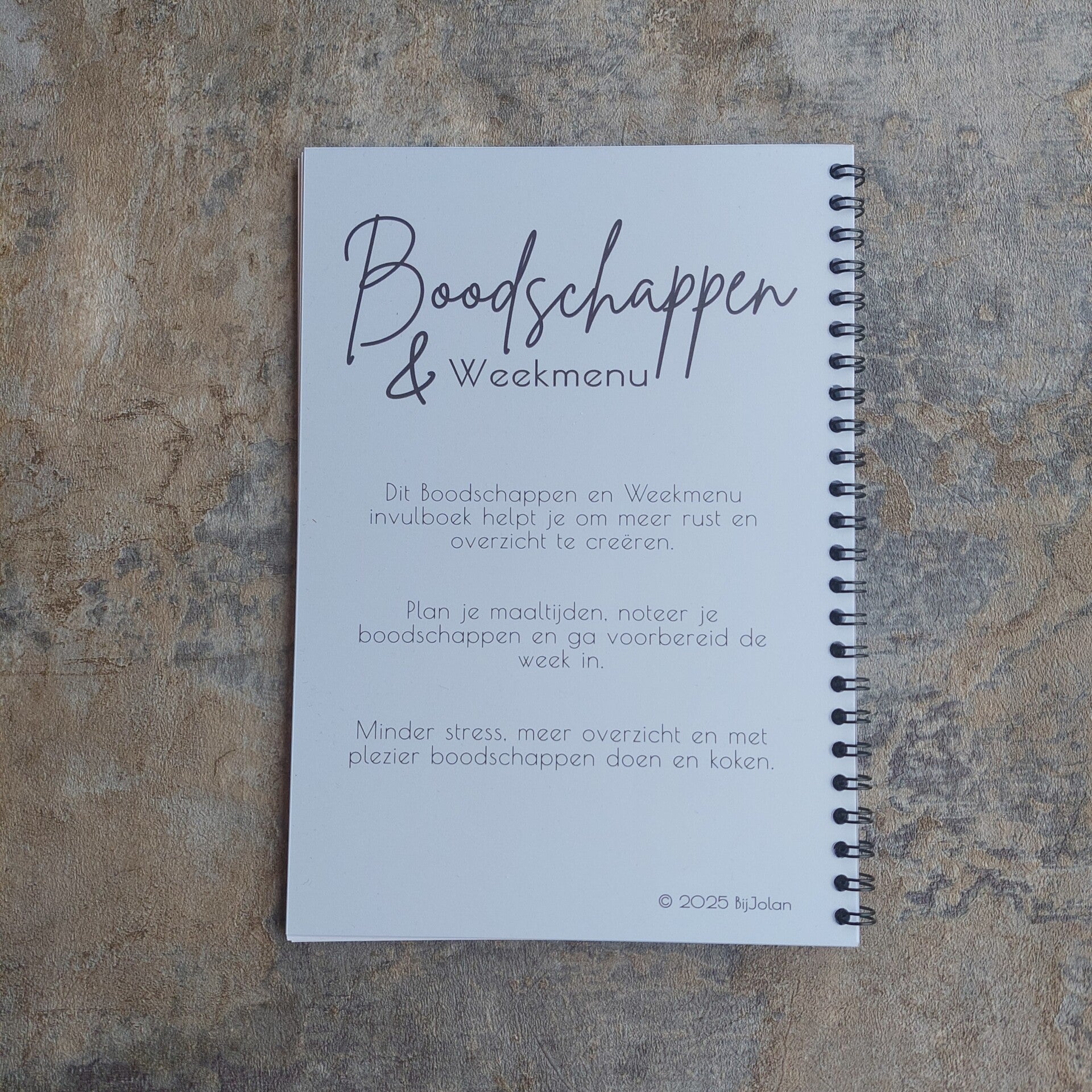 6153111068040 Boodschappen en Weekmenu BijJolan