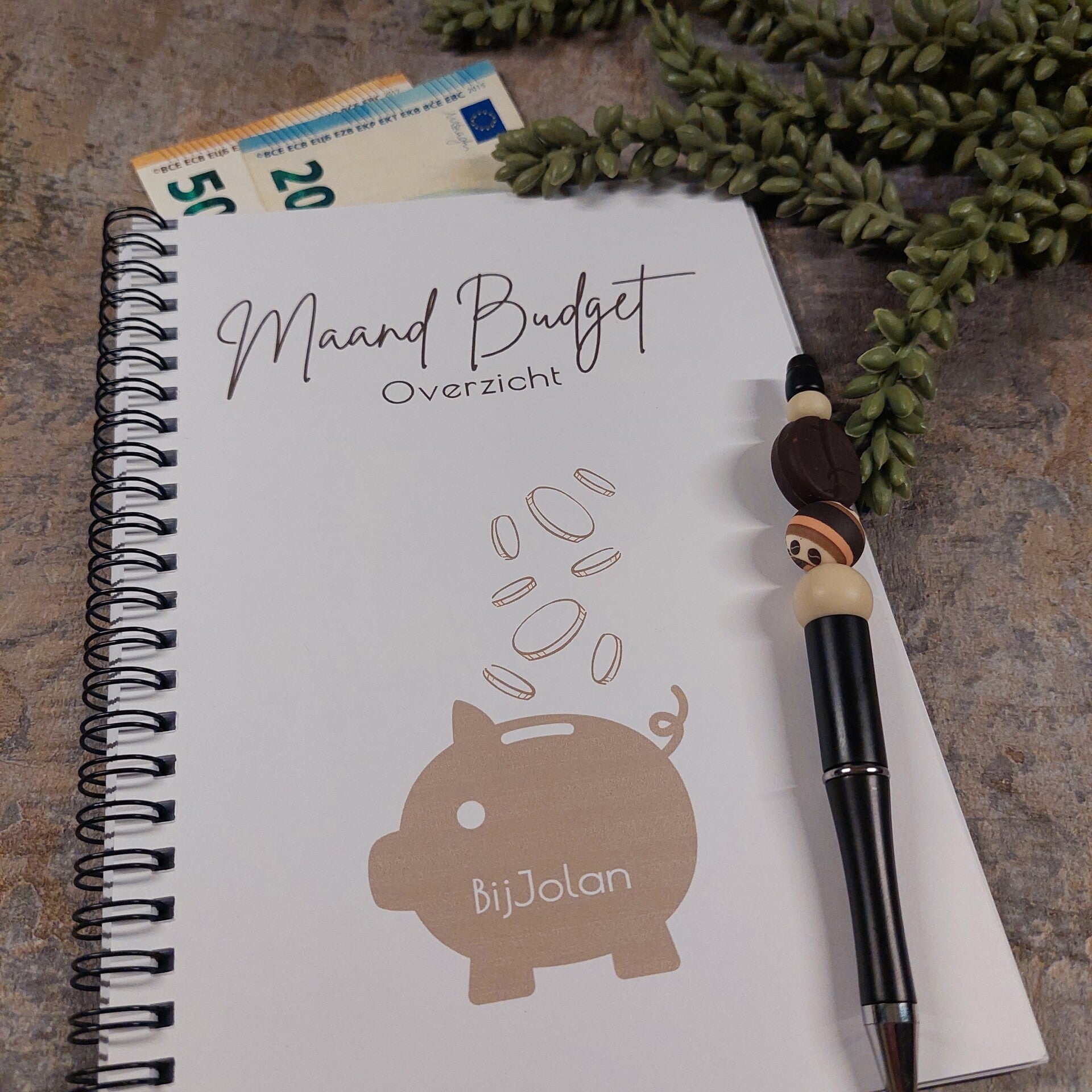 Maand Budget Overzicht Planner - BijJolan