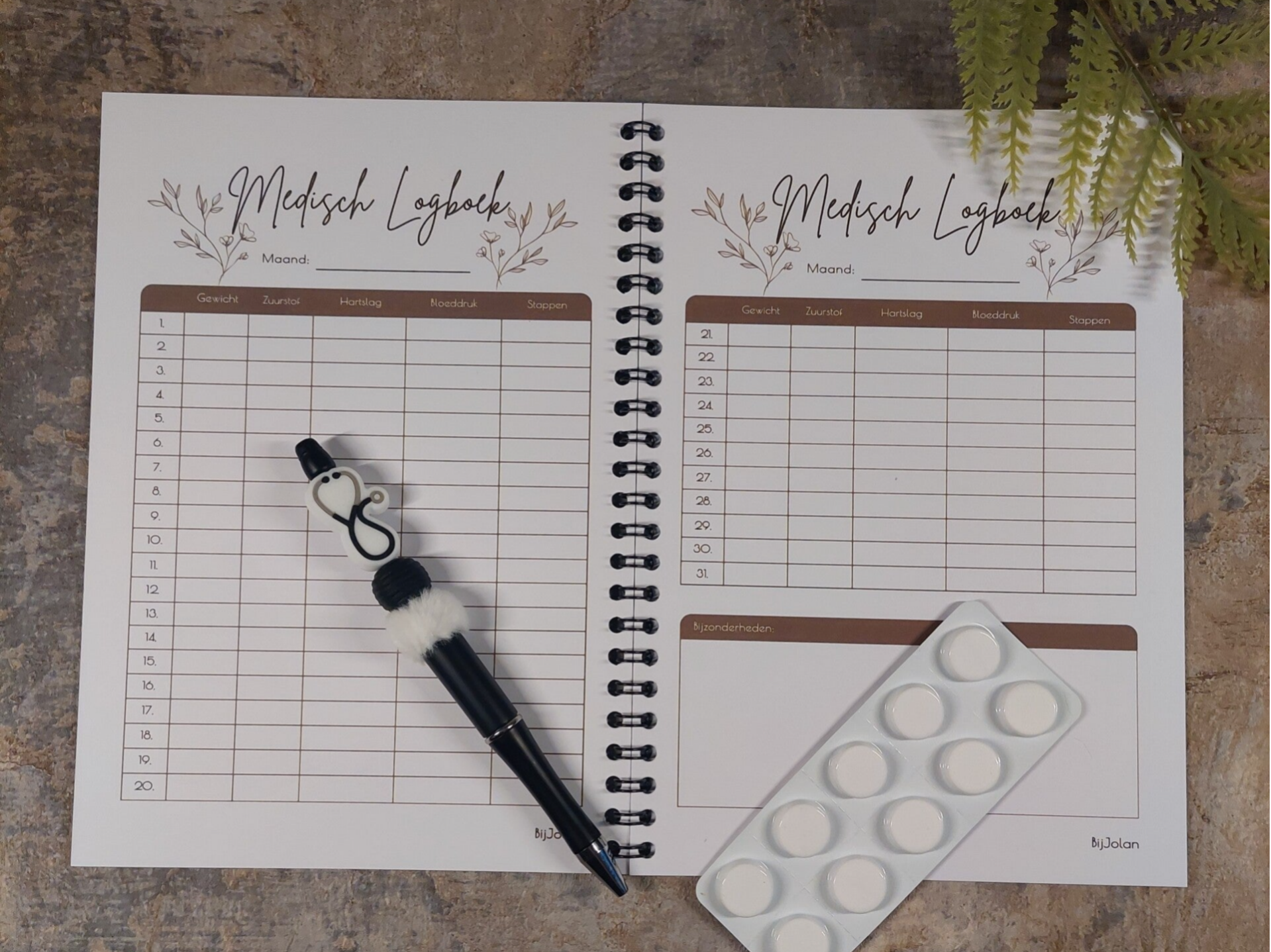 Medisch Logboek - BijJolan