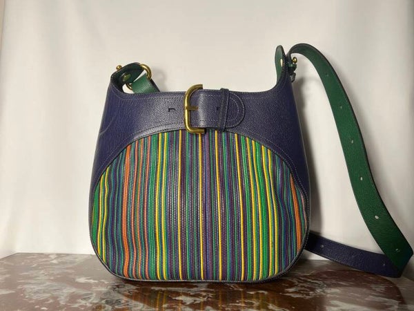 Delvaux Chardonnay Toile De Cuir