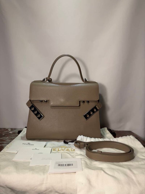 Delvaux tempête MM B Calf Souple Tourterelle
