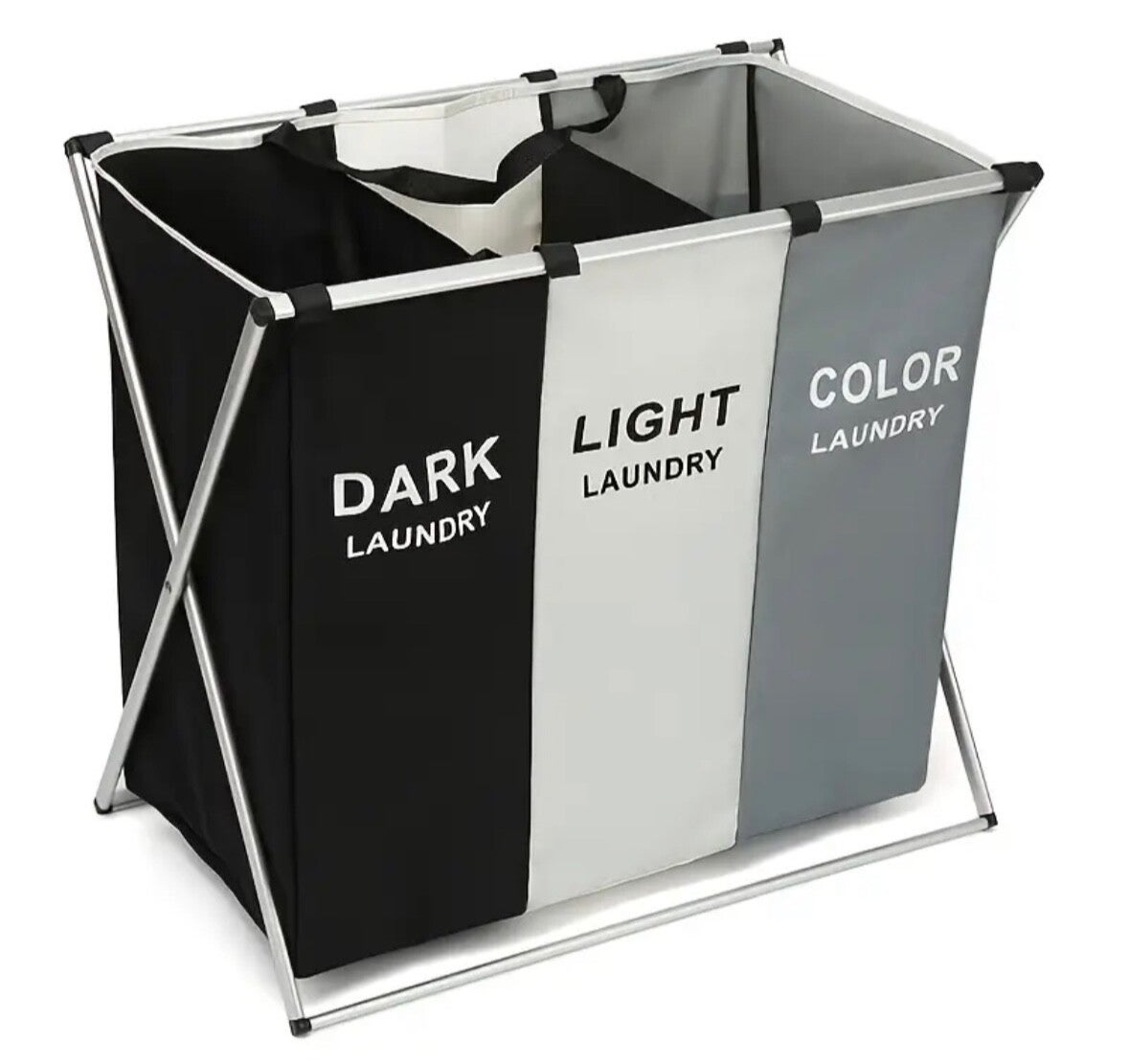 3-Teiliger Wäschekorb