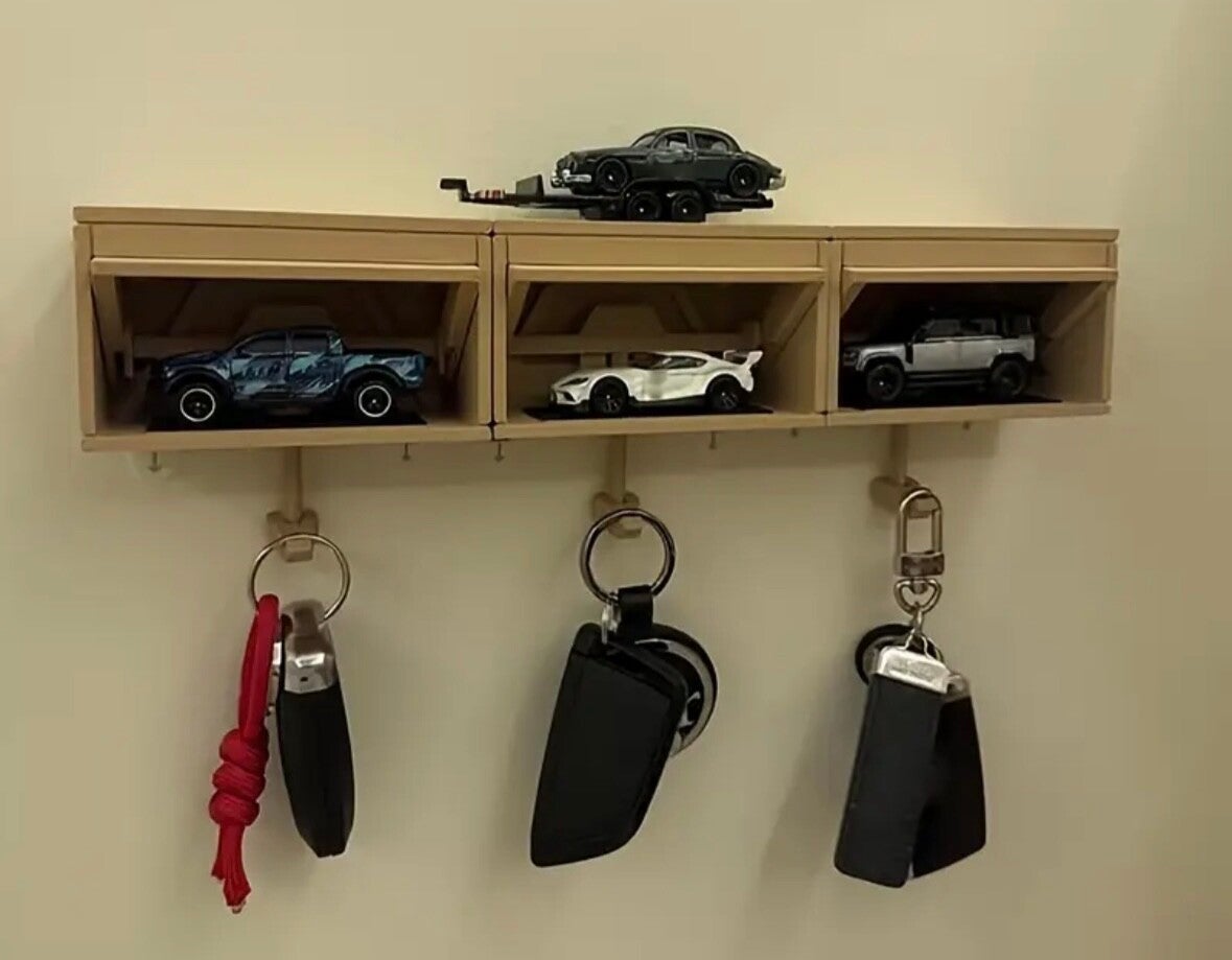 Garagen-Schlüsselhalter mit Türöffnung