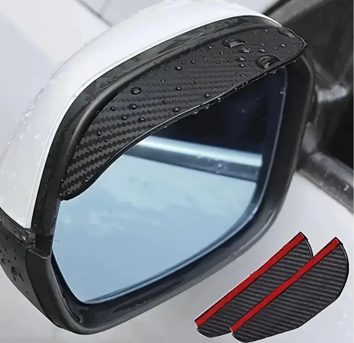 2er-Set Auto-Rückspiegel-Regenschutz