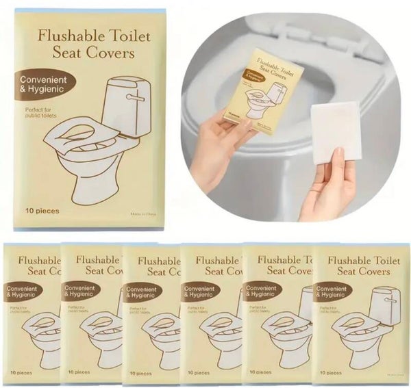 40 Stück Spülbare WC-Sitzbezüge