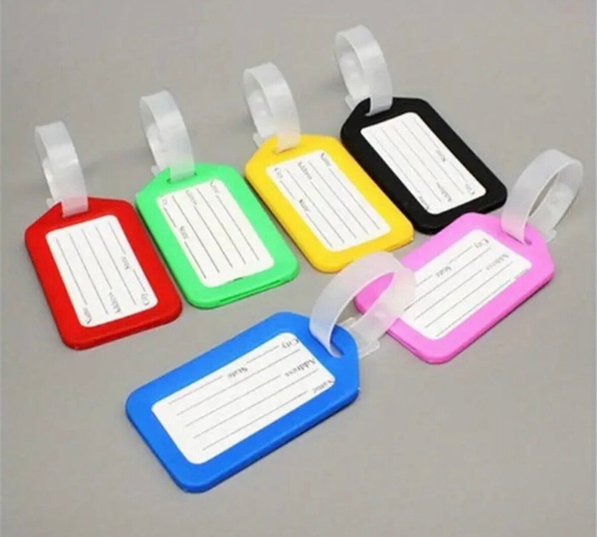 10x Reisegepäck-Taschenschilder