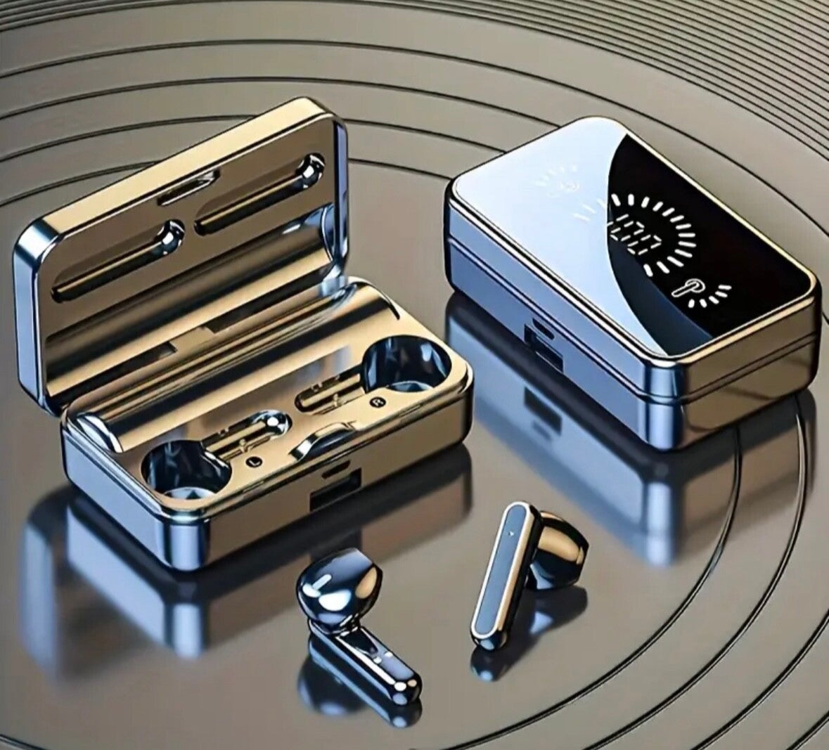 ANKRIYUL Hi-Fi Kabellose Ohrhörer mit LED-Anzeige