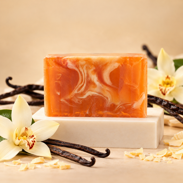 Savon artisanal en tranche - Vanille gourmande