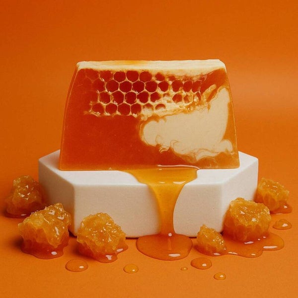 Savon artisanal en tranche - Miel crémeux