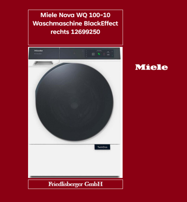 Miele Nova WQ 100-10 Waschmaschine BlackEffect rechts