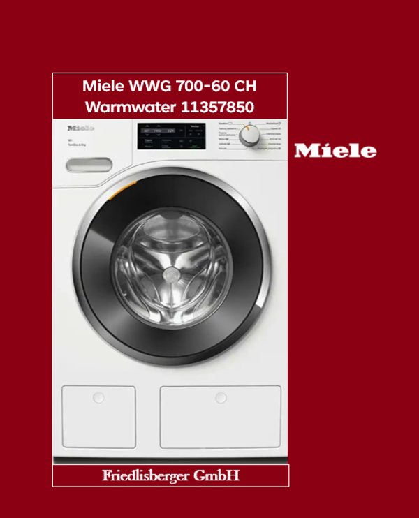 Miele WWG 700-60 CH Warmwater Waschmaschine rechts