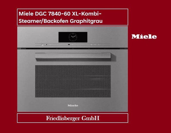 Miele DGC 7840-60 XL Kombi-Steamer/Backofen Graphitgrau