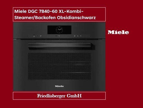 Miele DGC 7840-60 XL Kombi-Steamer/Backofen Obsidianschwarz