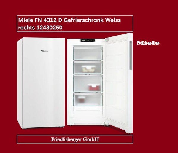 Miele FN 4312 D Gefrierschrank Weiss rechts