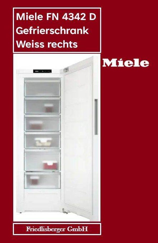 Miele FN 4342 D Gefrierschrank Weiss rechts