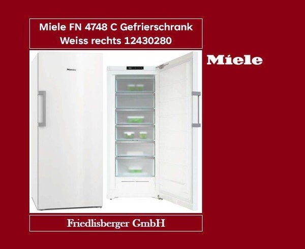 Miele FN 4748 C Gefrierschrank Weiss rechts 12430280