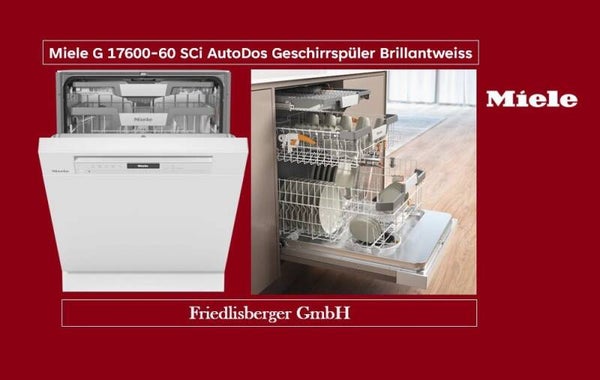 Miele Geschirrspüler G 17600-60 SCi AutoDos Brillantweiss