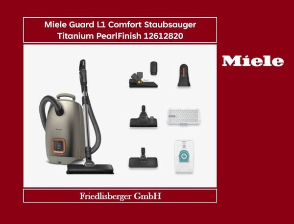 Miele Guard L1 Comfort Staubsauger Titanium PearlFinish