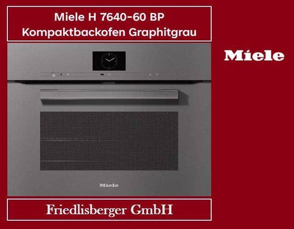 Miele H 7640-60 BP Kompaktbackofen Graphitgrau