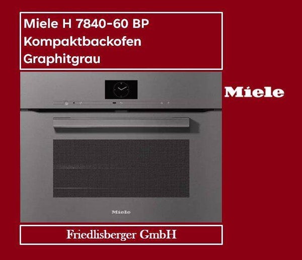 Miele H 7840-60 BP Kompaktbackofen Graphitgrau