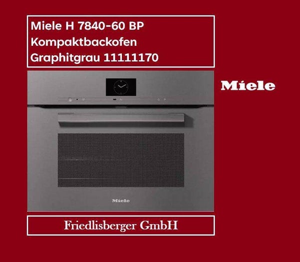 Miele H 7840-60 BP Kompaktbackofen Graphitgrau