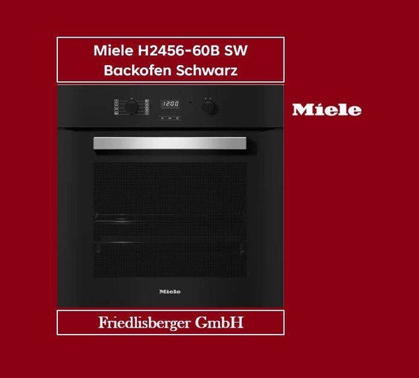Miele H2456-60B SW Backofen Schwarz 12446290