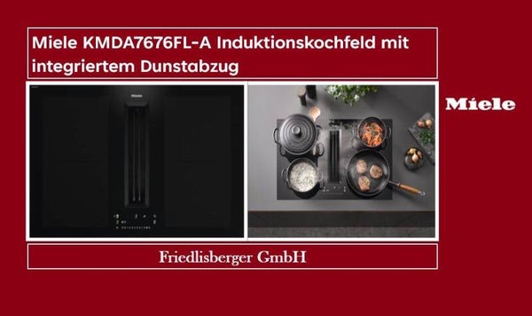 Miele Induktionskochfeld mit Dunstabzug KMDA 7676 FL-A