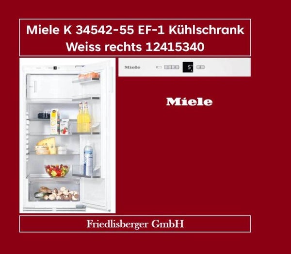 Miele K 34542-55 EF-1 Kühlschrank Weiss rechts 12415340