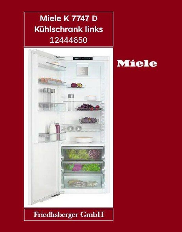 Miele K 7747 D Kühlschrank links 12444650