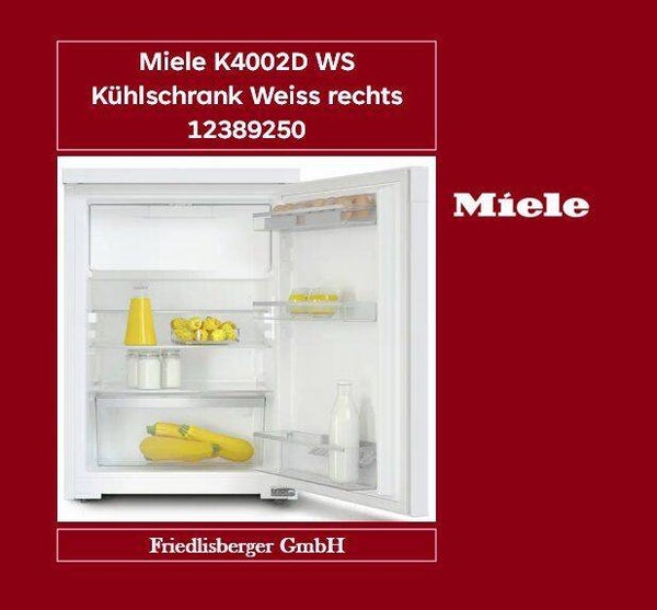 Miele K4002D WS Kühlschrank Weiss rechts 12389250