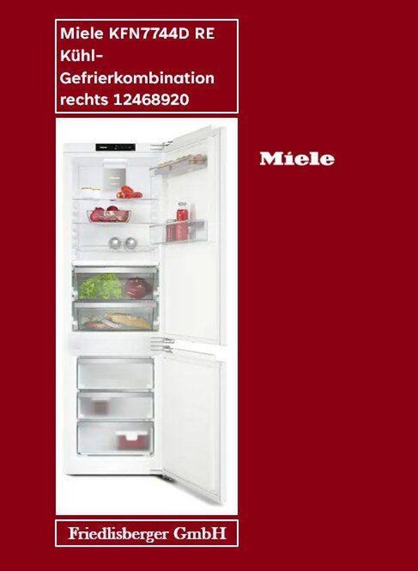 Miele KFN7744D RE Kühl-Gefrierkombination rechts 12468920