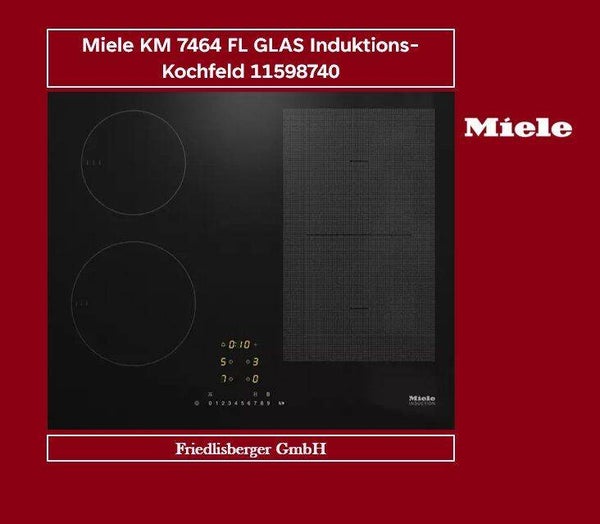 Miele KM 7464 FL GLAS Induktions-Kochfeld 11598740